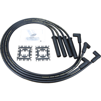 PWJ239 Plug wires, Direct Fit, Silicone, BLACK