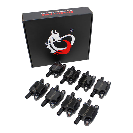 Coil Pack Set, 8pcs, Direct Fit, BLACK