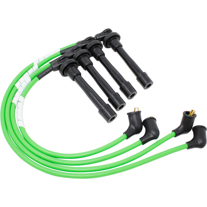 PWJ327-G Plug wires, Direct Fit, Silicone, LIME GREEN