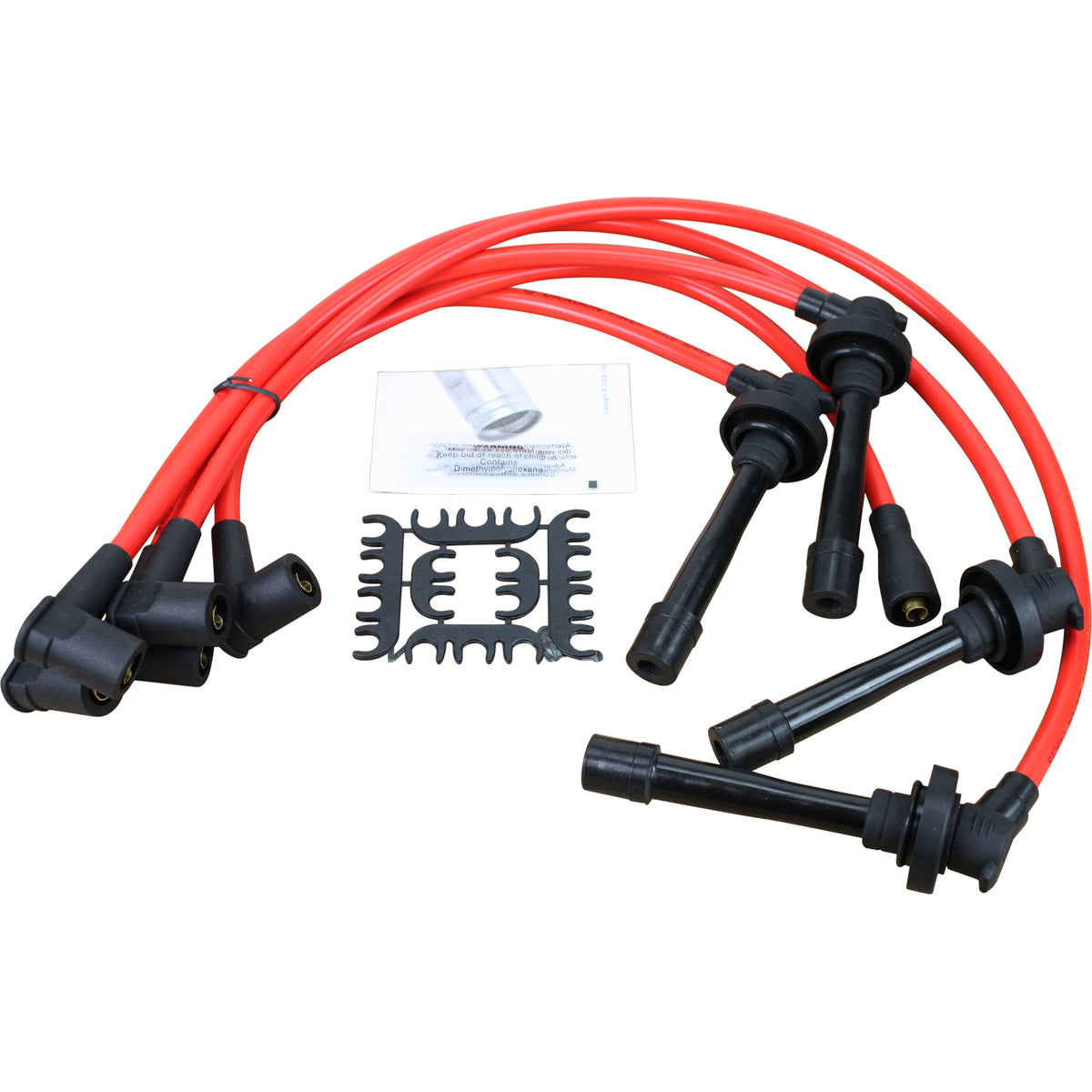 PWTD-DF Plug wires, Direct Fit, Silicone, RED