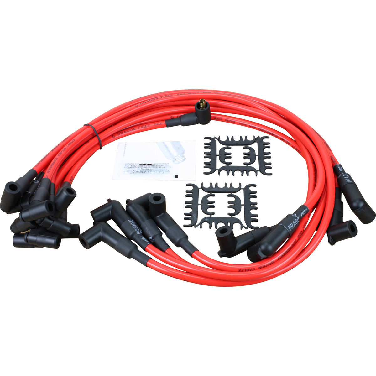 PW350-DF Plug wires, Universal Cut-to-Fit, Silicone, RED