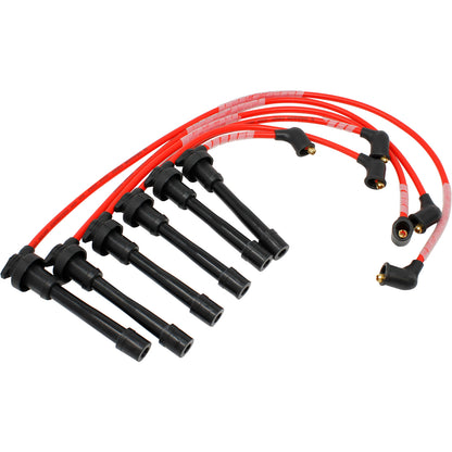 PWJ284 Plug wires, Direct Fit, Silicone, RED