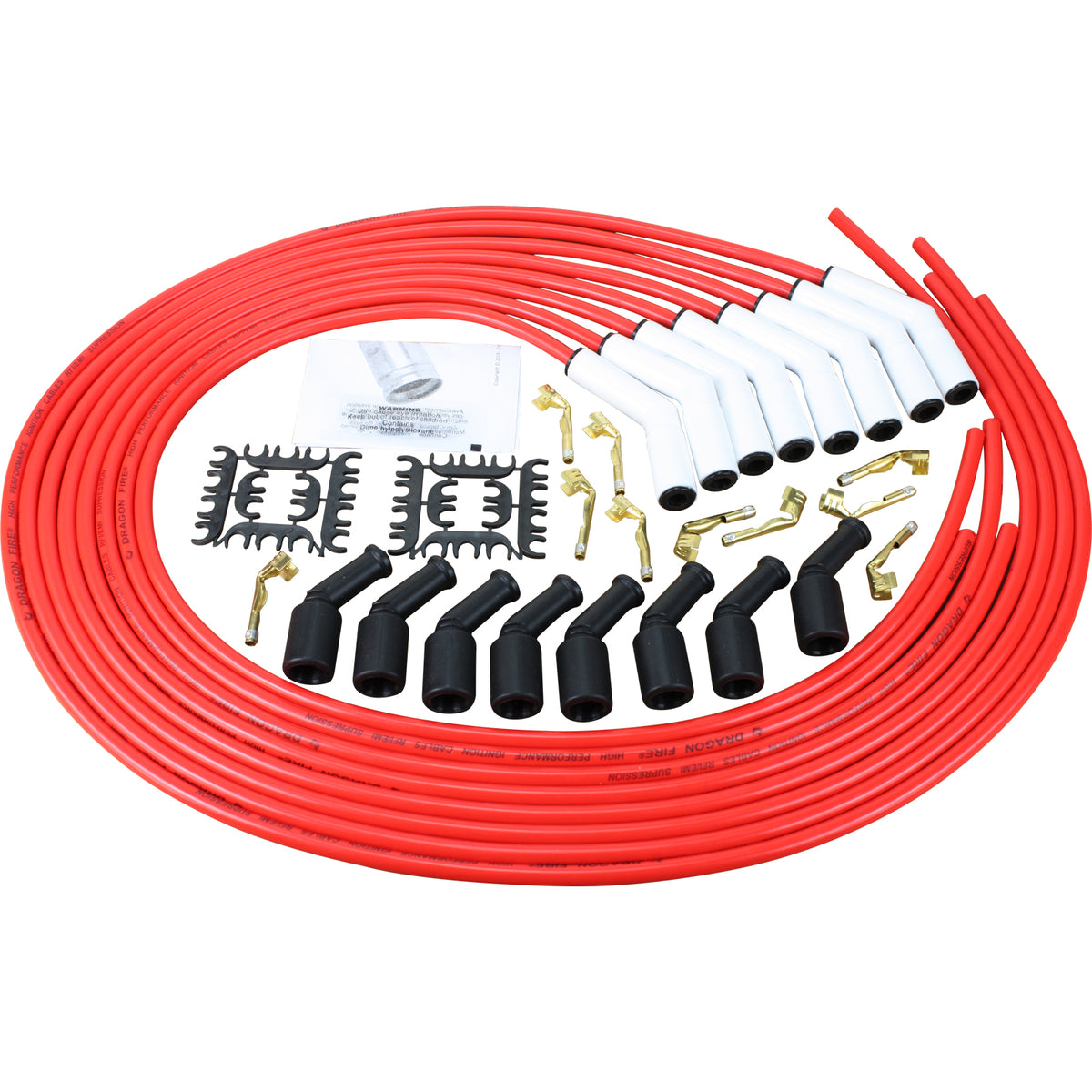 SPW2004WC-RD Plug wires, Universal Cut-to-Fit, Ceramic, RED