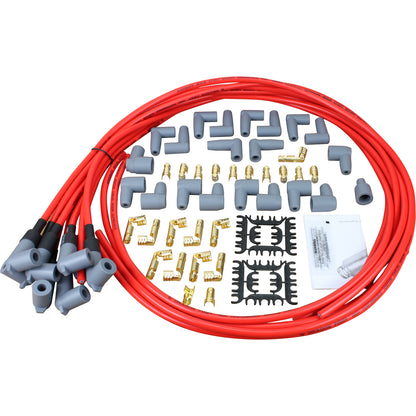 SPW1001-RD Plug wires, Universal Cut-to-Fit, Silicone, RED