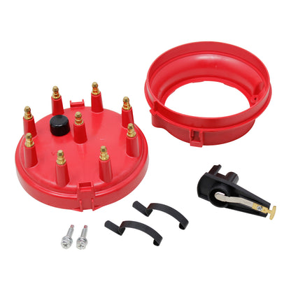 Kit-1550 Distributor Cap and Rotor Kit, Direct Fit, RED