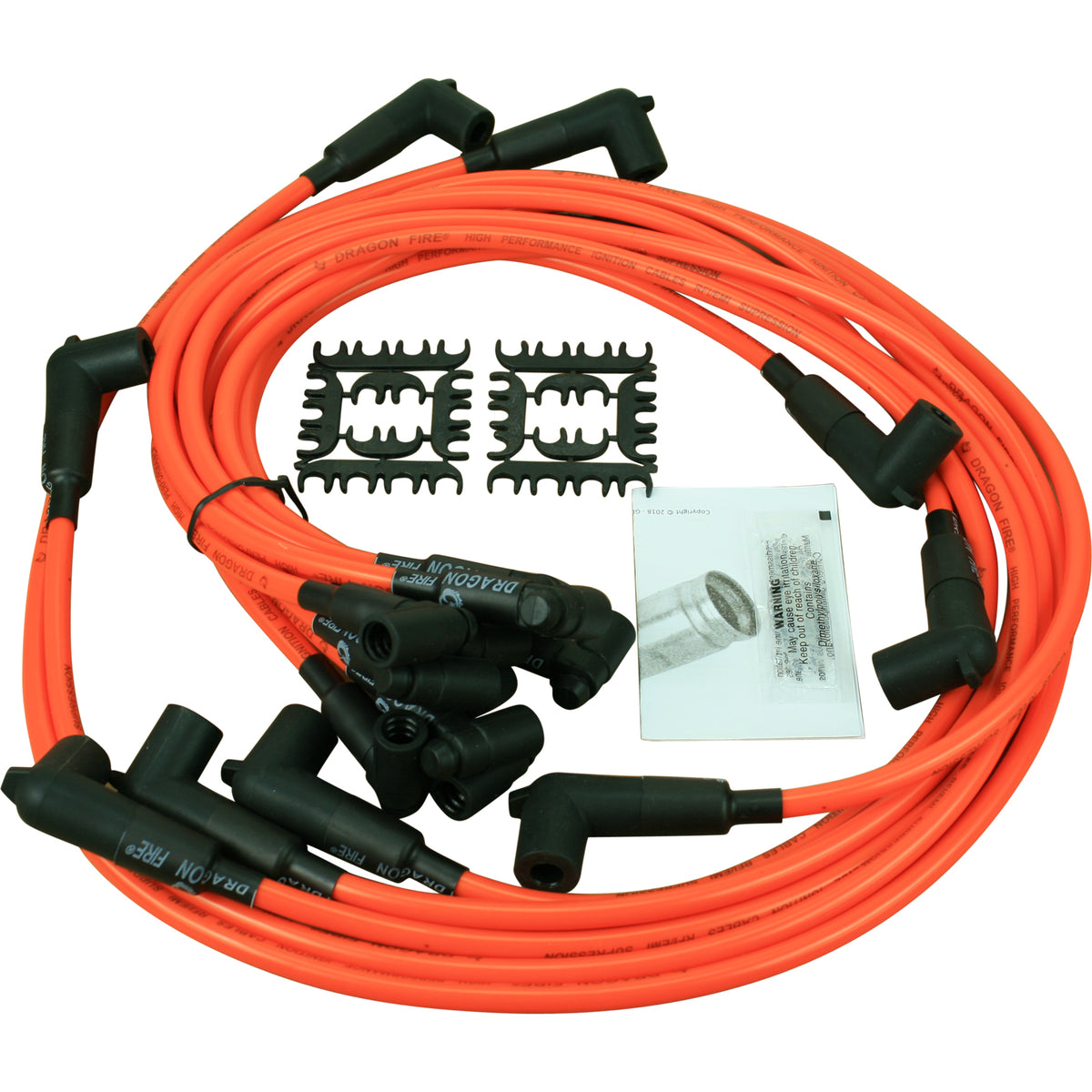 PWJ133-O Plug wires, Direct Fit, Silicone, ORANGE