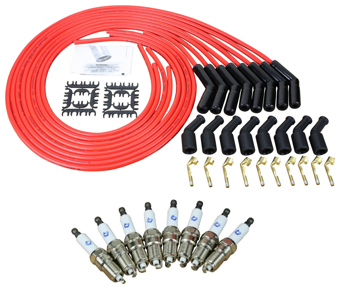 Kit-1424 Ignition Kit - Ceramic Plug Wires, Spark Plugs