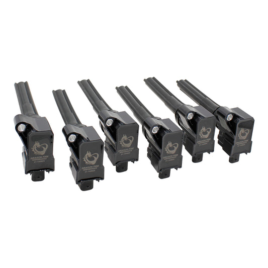Coil Pack Set, 6pcs, Direct Fit, BLACK