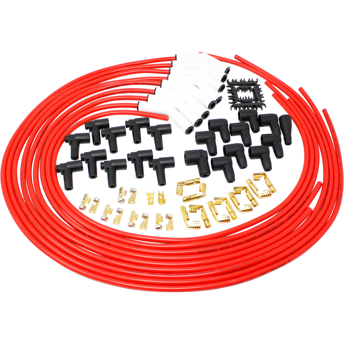 SPW1004WC-RD Plug wires, Universal Cut-to-Fit, Ceramic, RED