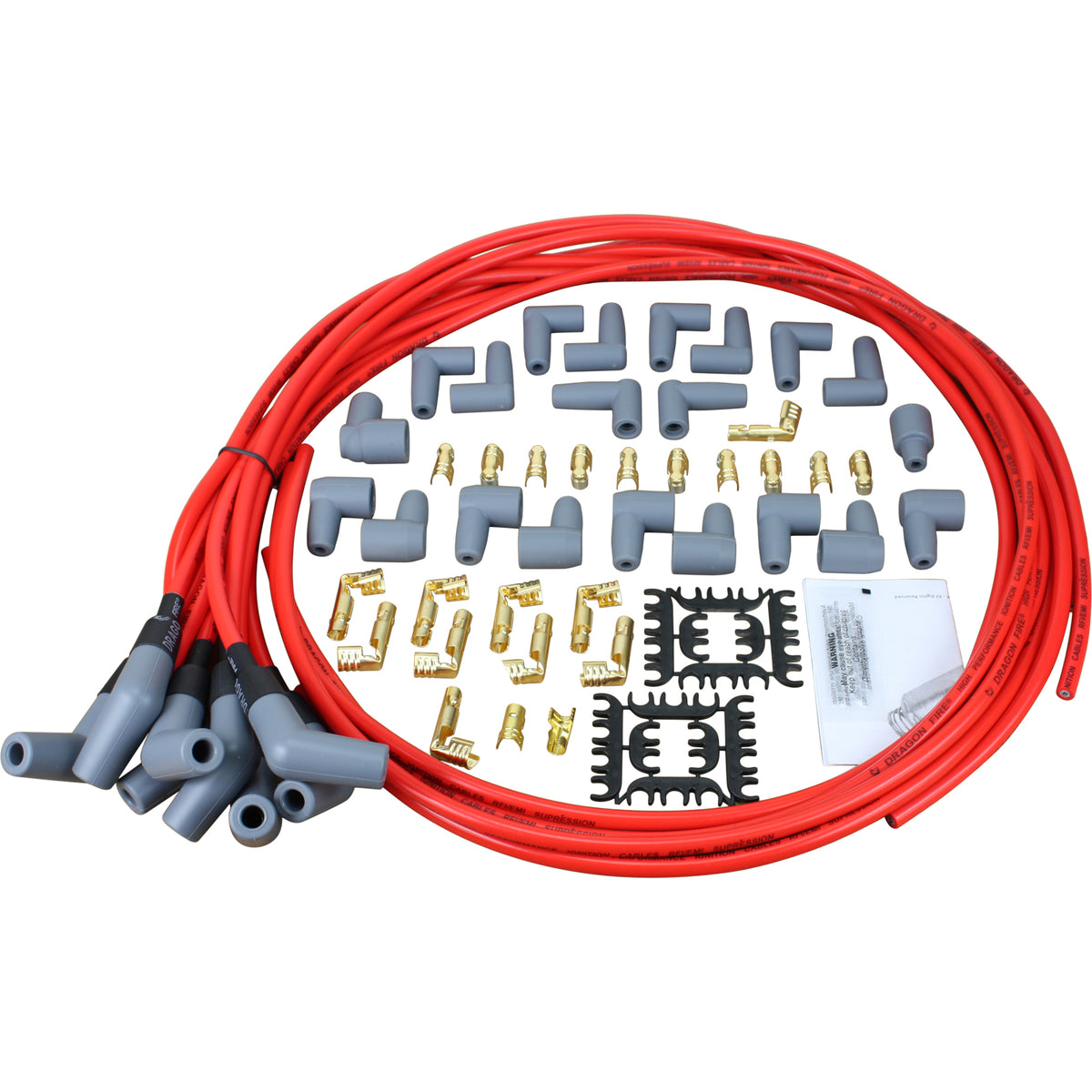 SPW2003-RD Plug wires, Universal Cut-to-Fit, Silicone, RED