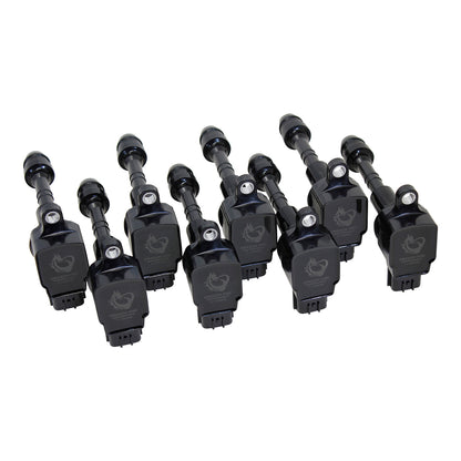 Coil Pack Set, 8pcs, Direct Fit, BLACK