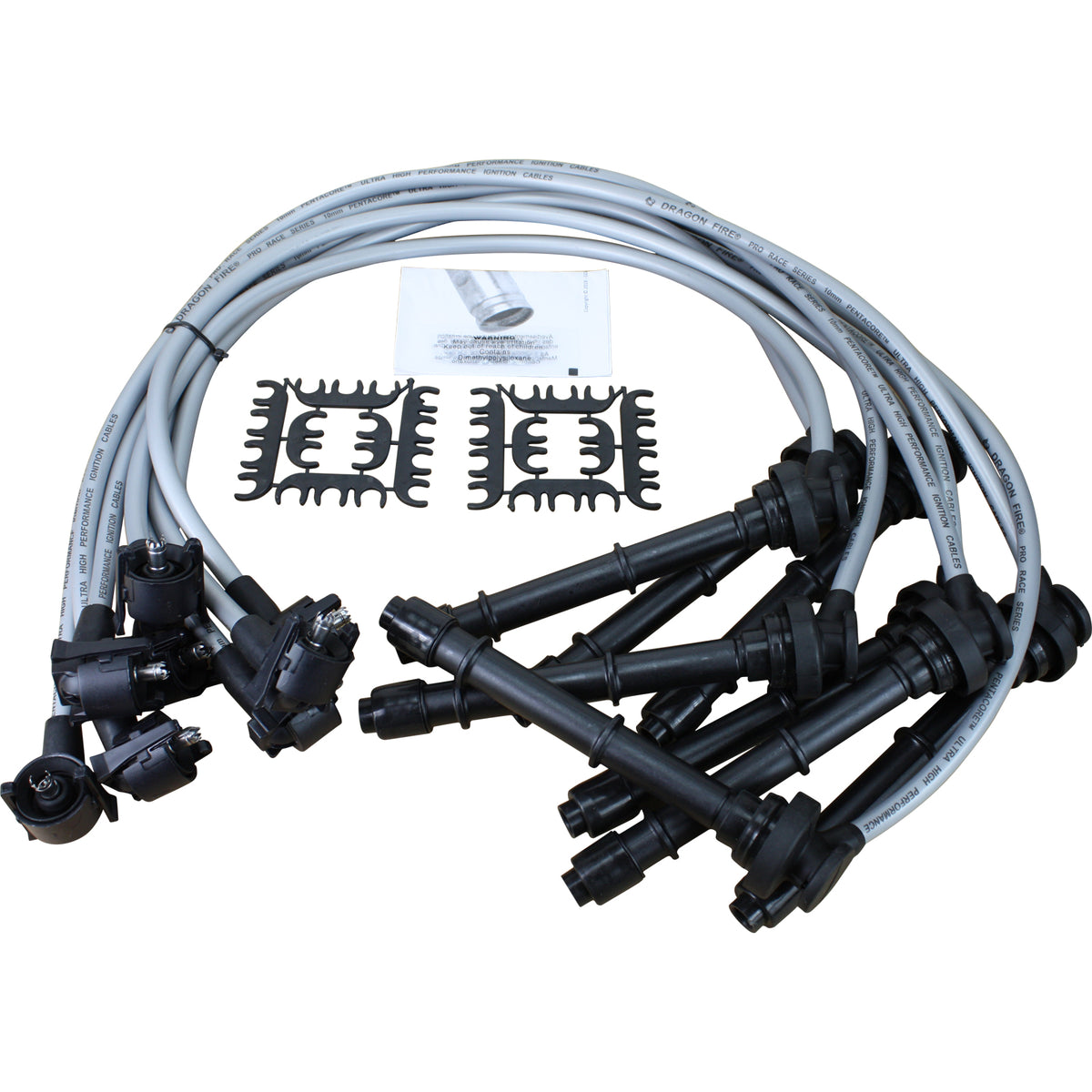PWJ142-PRO Plug wires, Direct Fit, Silicone, SILVER