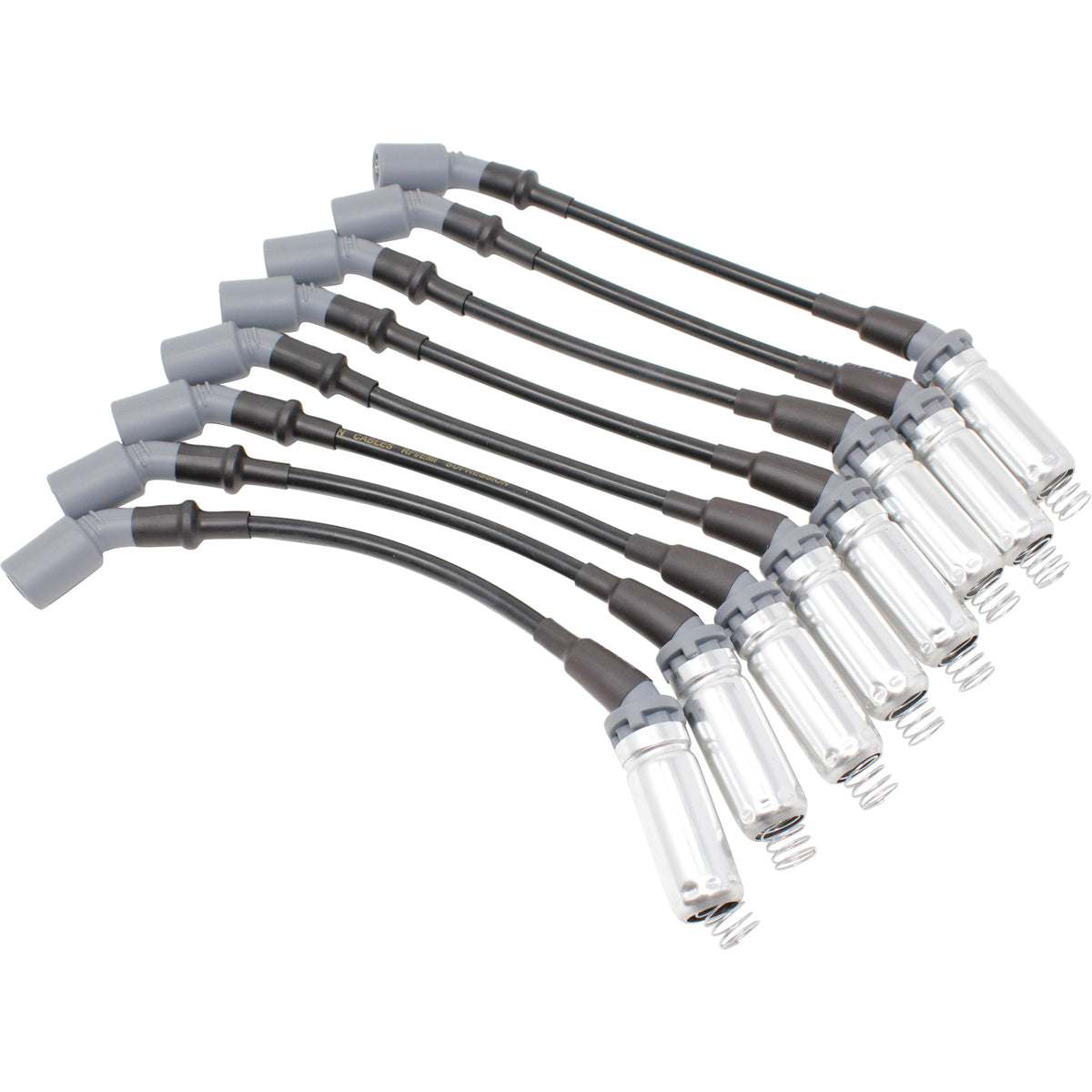 SPW1015-BK Plug wires, Direct Fit, Silicone, BLACK