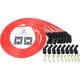 Plug wires, Universal Cut-to-Fit, Ceramic, RED