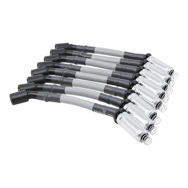 PWJ256-GYS Plug wires, Direct Fit, Silicone, SILVER GREY
