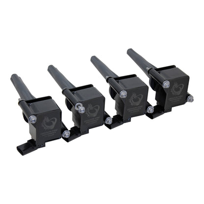 Coil Pack Set, 4pcs, Direct Fit, BLACK