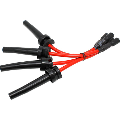 PWJ212 Plug wires, Direct Fit, Silicone, RED