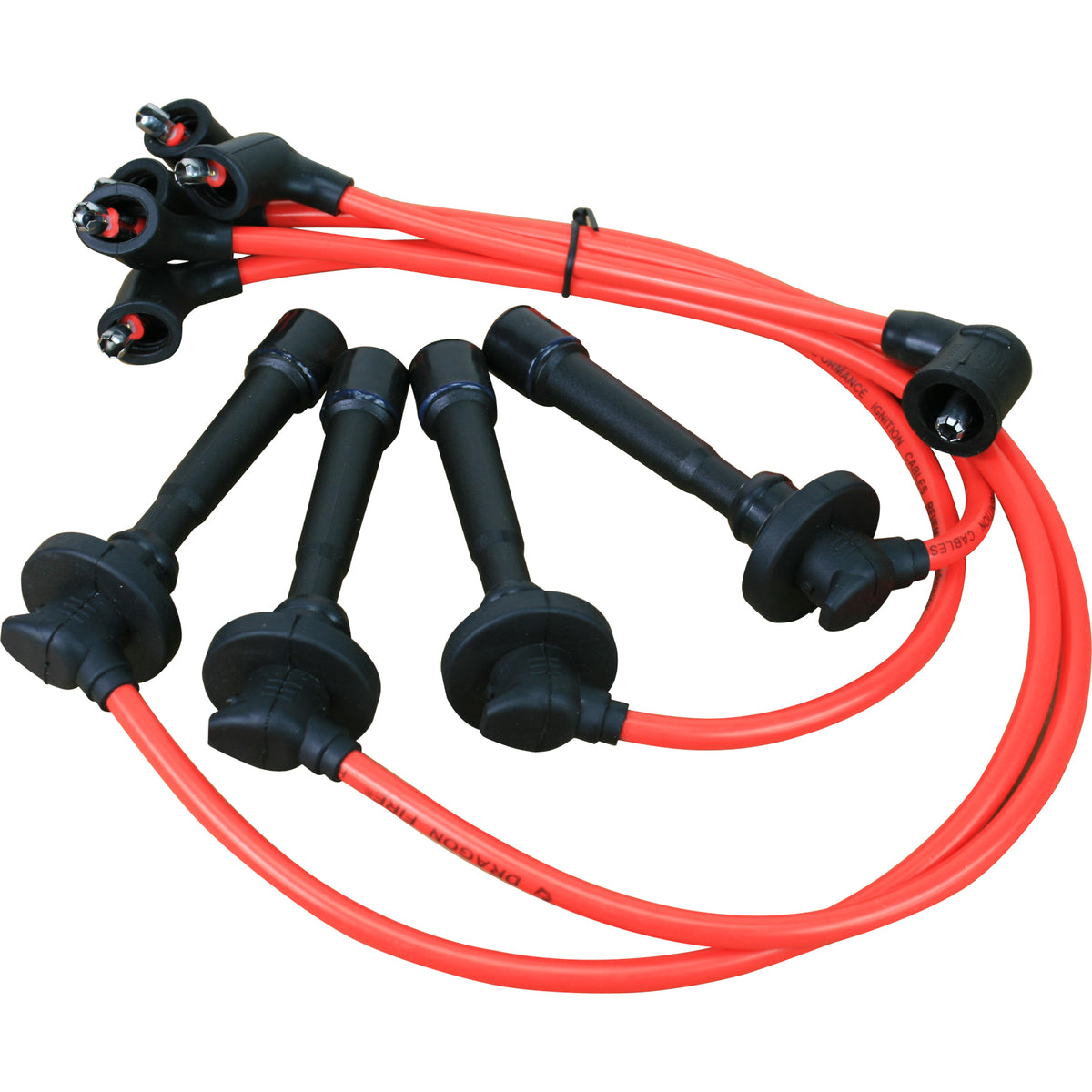 PWJ278 Plug wires, Direct Fit, Silicone, RED