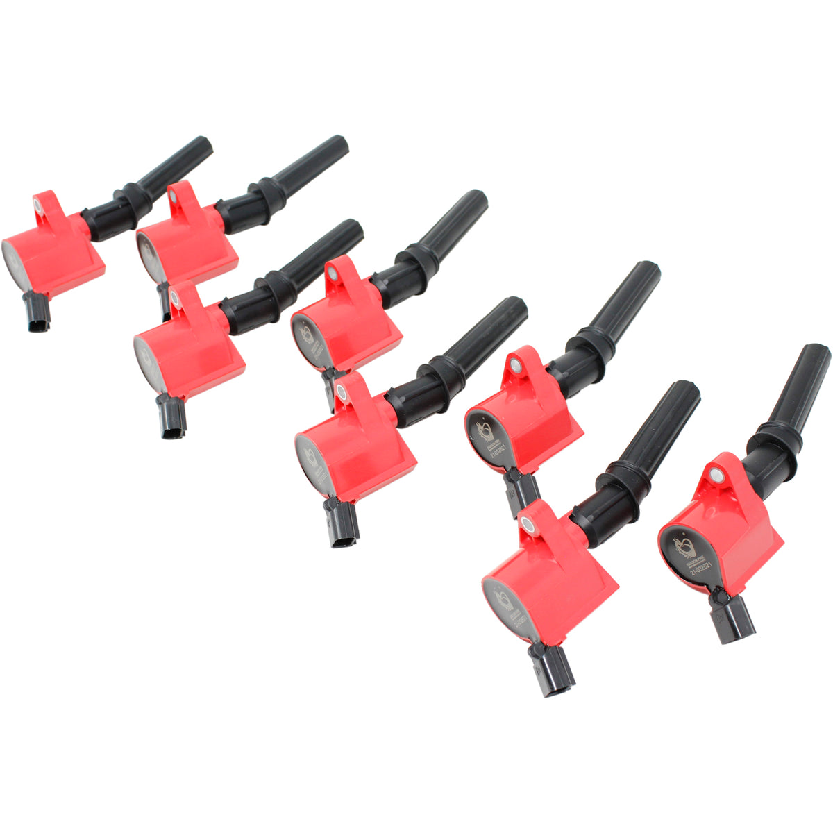 C508-DFx8 Coil Pack Set, 8pcs, Direct Fit, RED