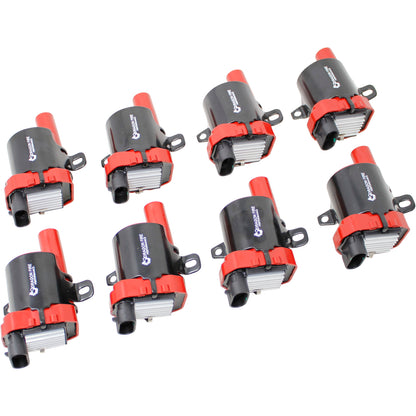 C262-DFx8 Coil Pack Set, 8pcs, Direct Fit, RED
