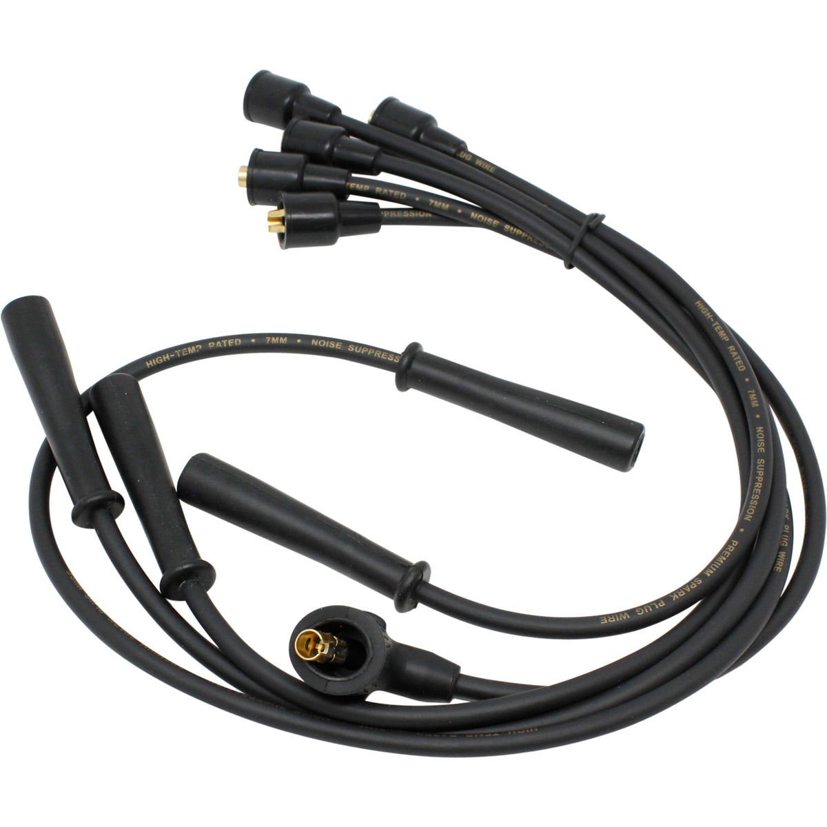 PWJ291-OES Plug wires, Direct Fit, Silicone, BLACK