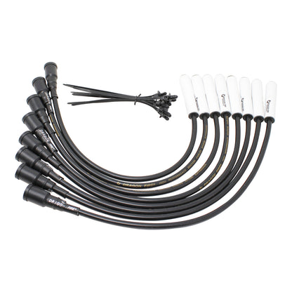 Plug wires, Direct Fit, Silicone, RED