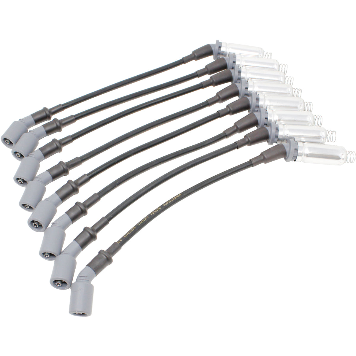 SPW3012-BK Plug wires, Direct Fit, Silicone, BLACK
