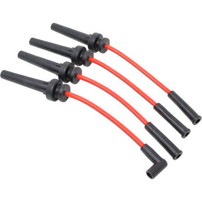 PWJ206 Plug wires, Direct Fit, Silicone, RED