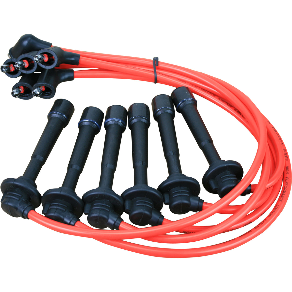 PWJ277 Plug wires, Direct Fit, Silicone, RED