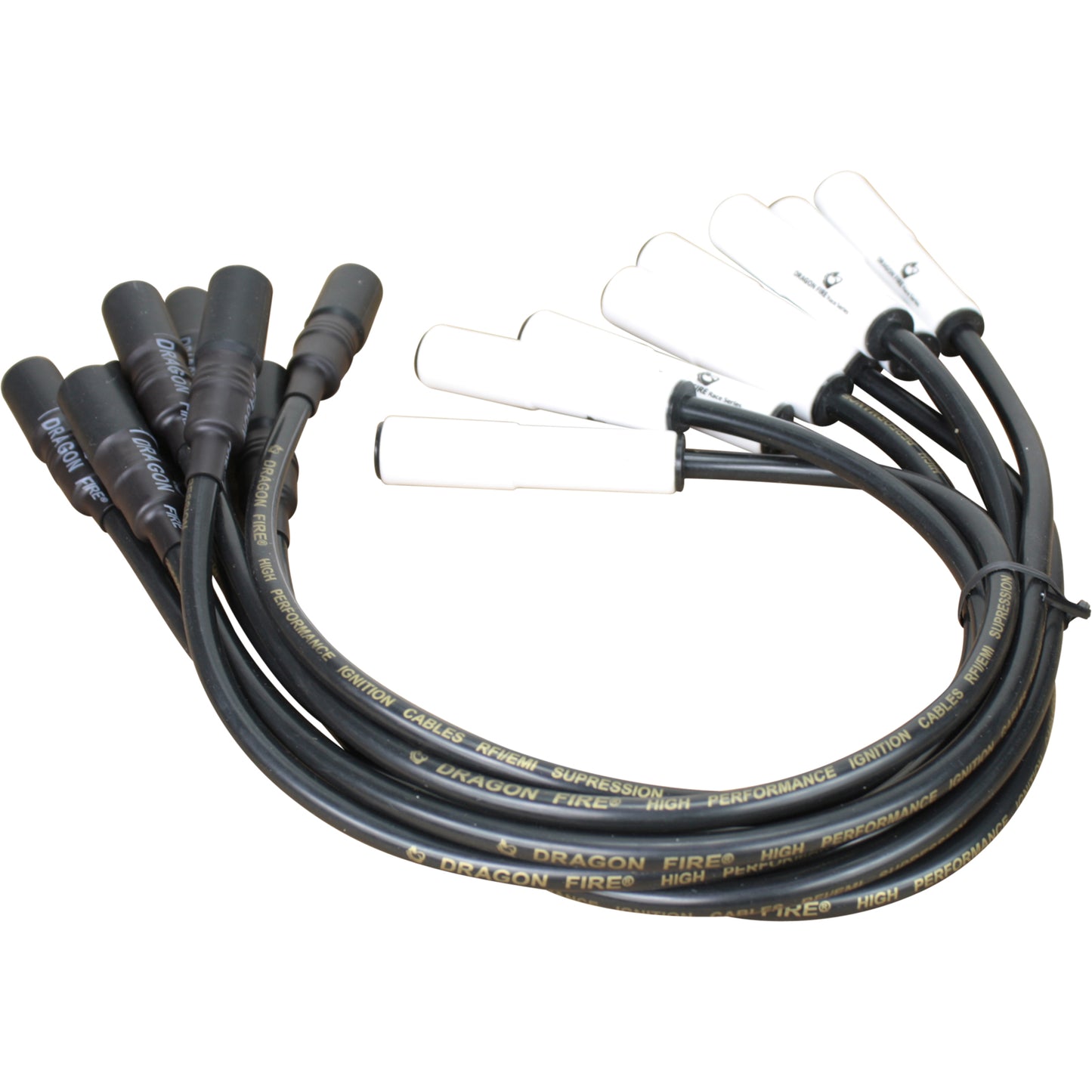 Plug wires, Direct Fit, Ceramic, BLACK
