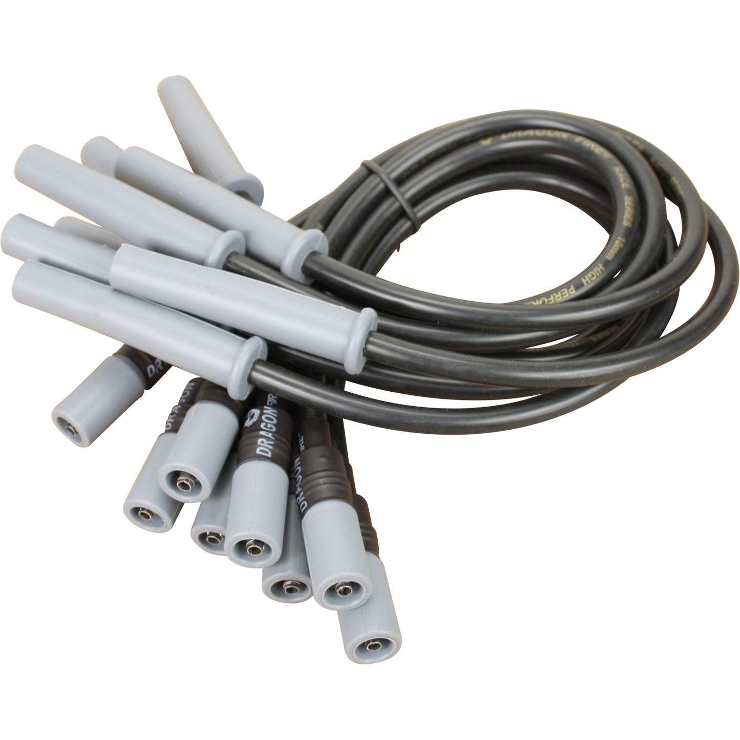 Plug wires, Direct Fit, Silicone, BLACK