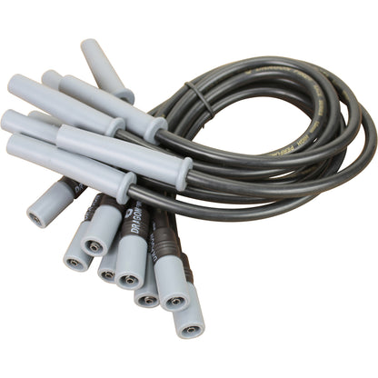 Plug wires, Direct Fit, Silicone, BLACK