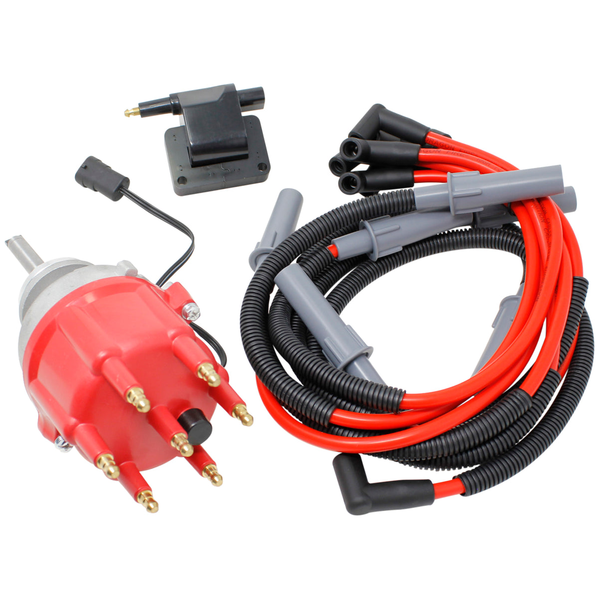 Kit-1182 Ignition Kit - Distributor, Plug Wires, Coil