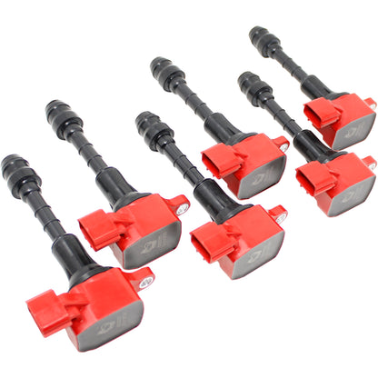 C401-DFx6 Coil Pack Set, 6pcs, Direct Fit, RED