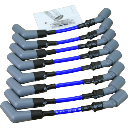 PWJ258-BL Plug wires, Direct Fit, Silicone, BLUE