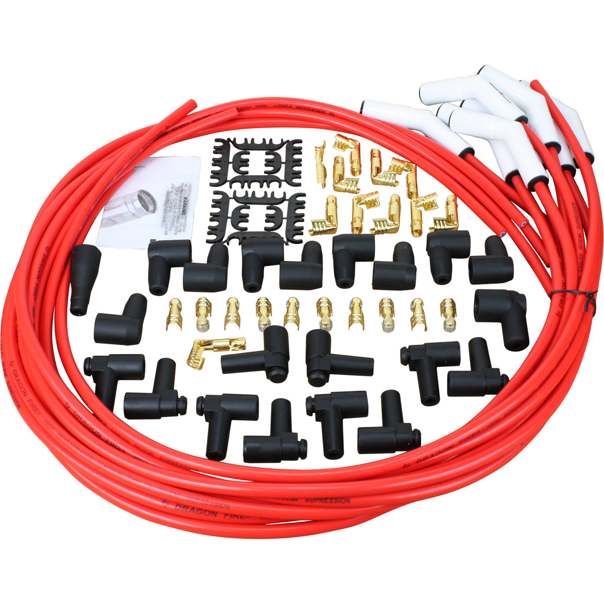 PWJ231-W Plug wires, Universal Cut-to-Fit, Ceramic, RED
