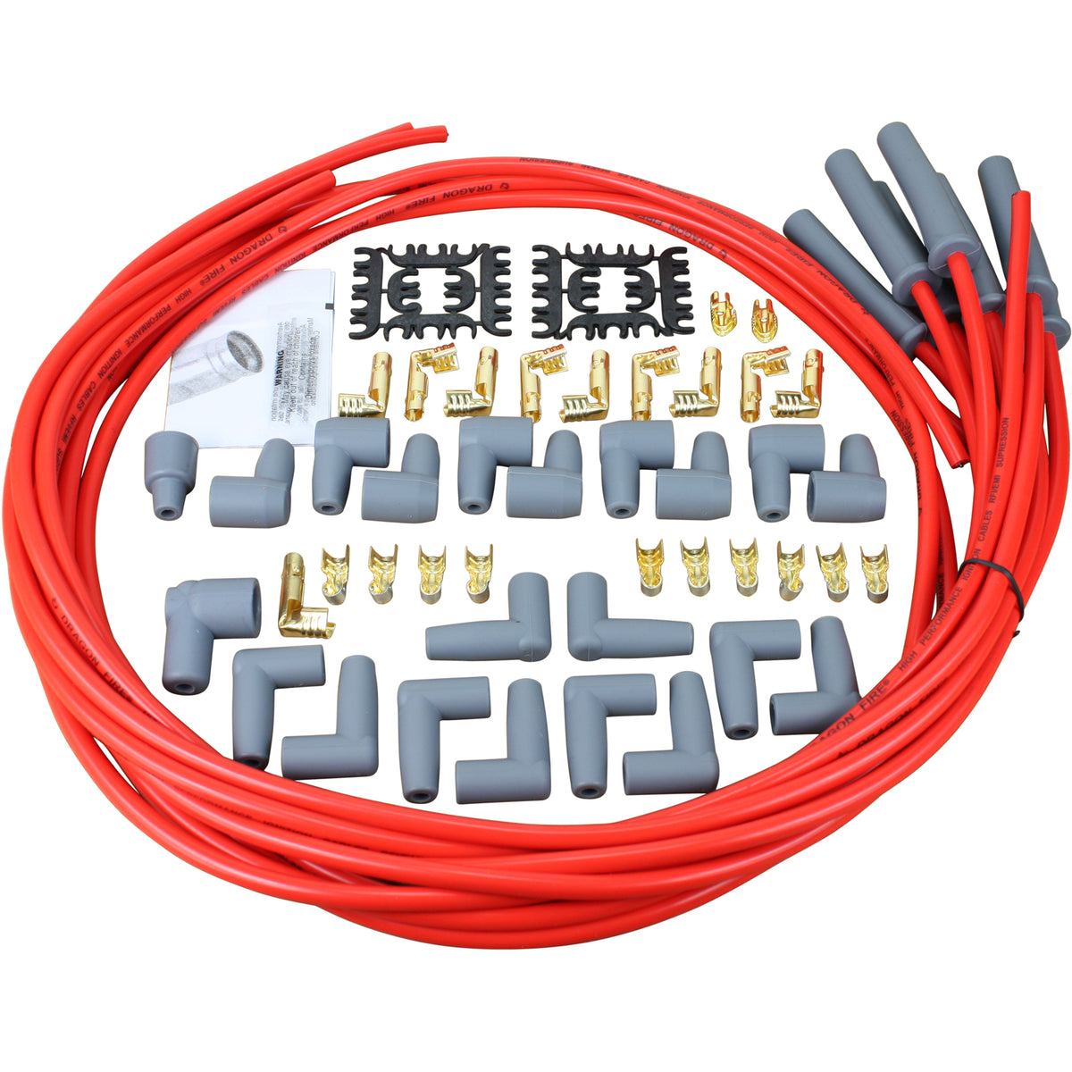 SPW3002-RD Plug wires, Universal Cut-to-Fit, Silicone, RED