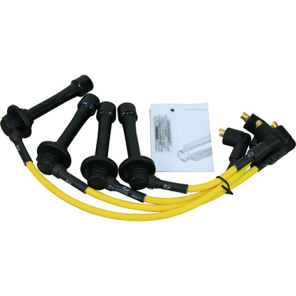 PWJ187-YL Plug wires, Direct Fit, Silicone, YELLOW