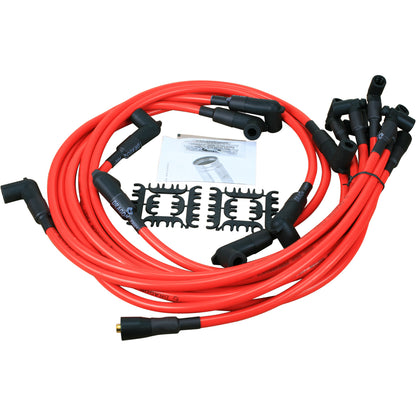PWJ133 Plug wires, Direct Fit, Silicone, RED
