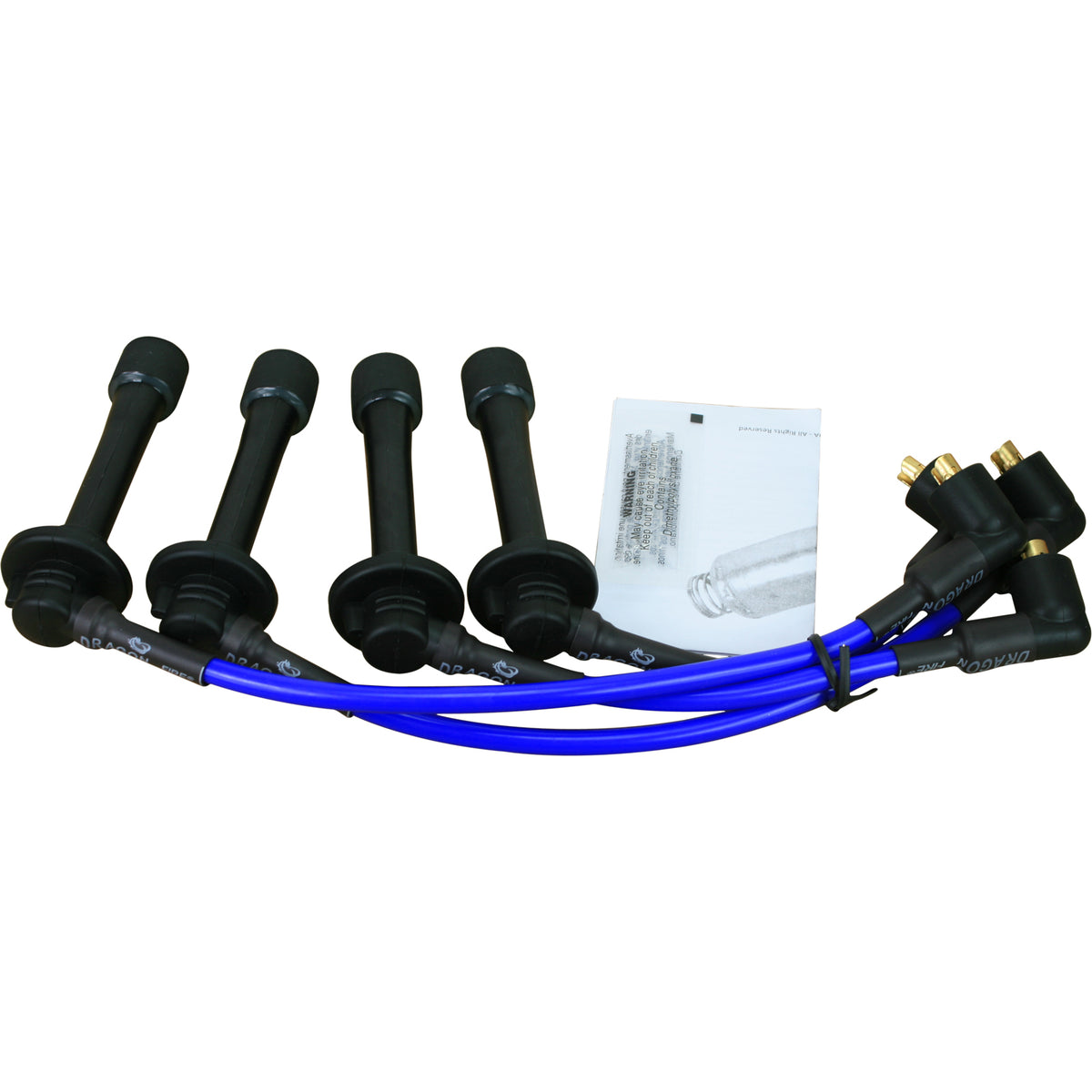PWJ187-BL Plug wires, Direct Fit, Silicone, BLUE