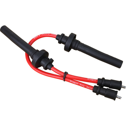 PWJ211 Plug wires, Direct Fit, Silicone, RED