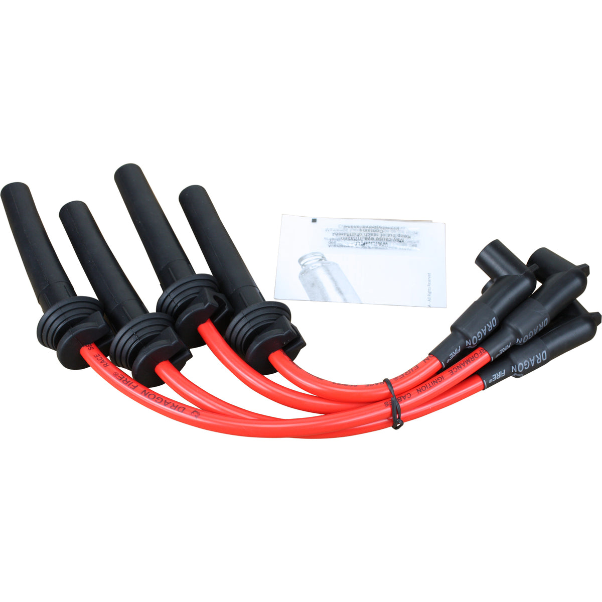 PWJ113 Plug wires, Direct Fit, Silicone, RED