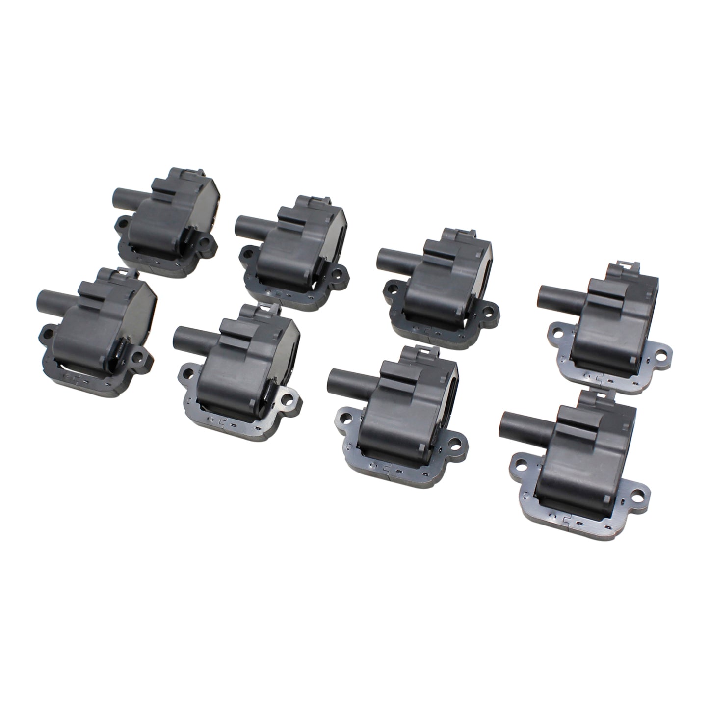 Coil Pack Set, 8pcs, Direct Fit, BLACK