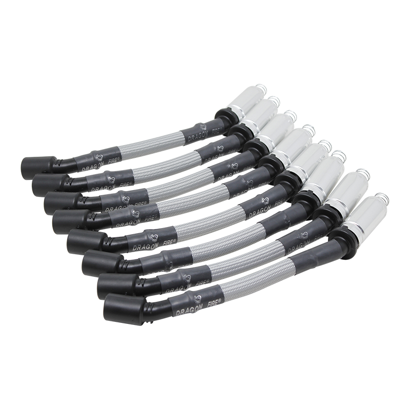 PWJ256-GYS Plug wires, Direct Fit, Silicone, SILVER GREY