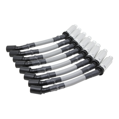 PWJ256-GYS Plug wires, Direct Fit, Silicone, SILVER GREY