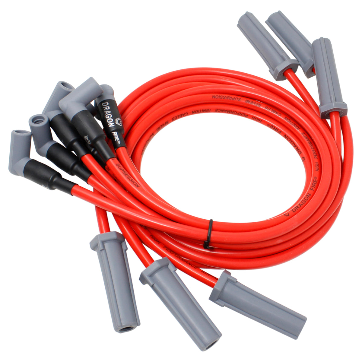 PWJ280 Plug wires, Direct Fit, Silicone, RED