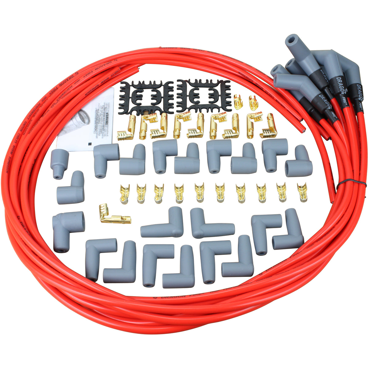 SPW3003-RD Plug wires, Universal Cut-to-Fit, Silicone, RED