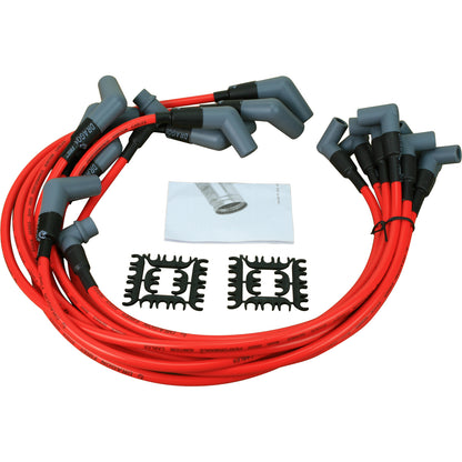 PWJ120 Plug wires, Direct Fit, Silicone, RED