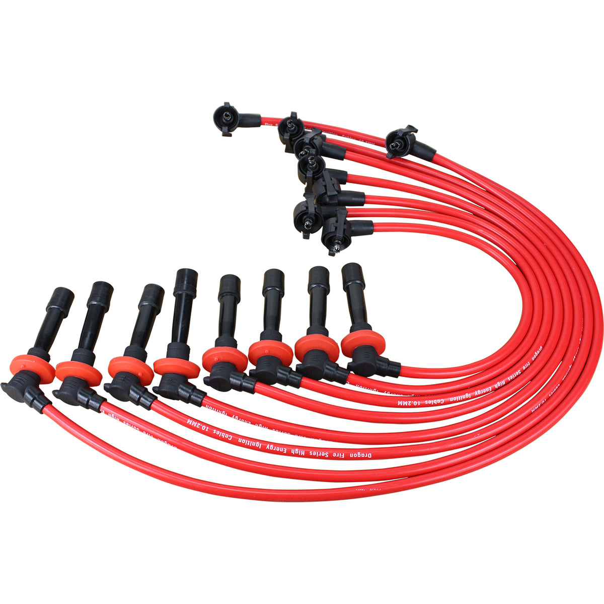 PWJ141 Plug wires, Direct Fit, Silicone, RED