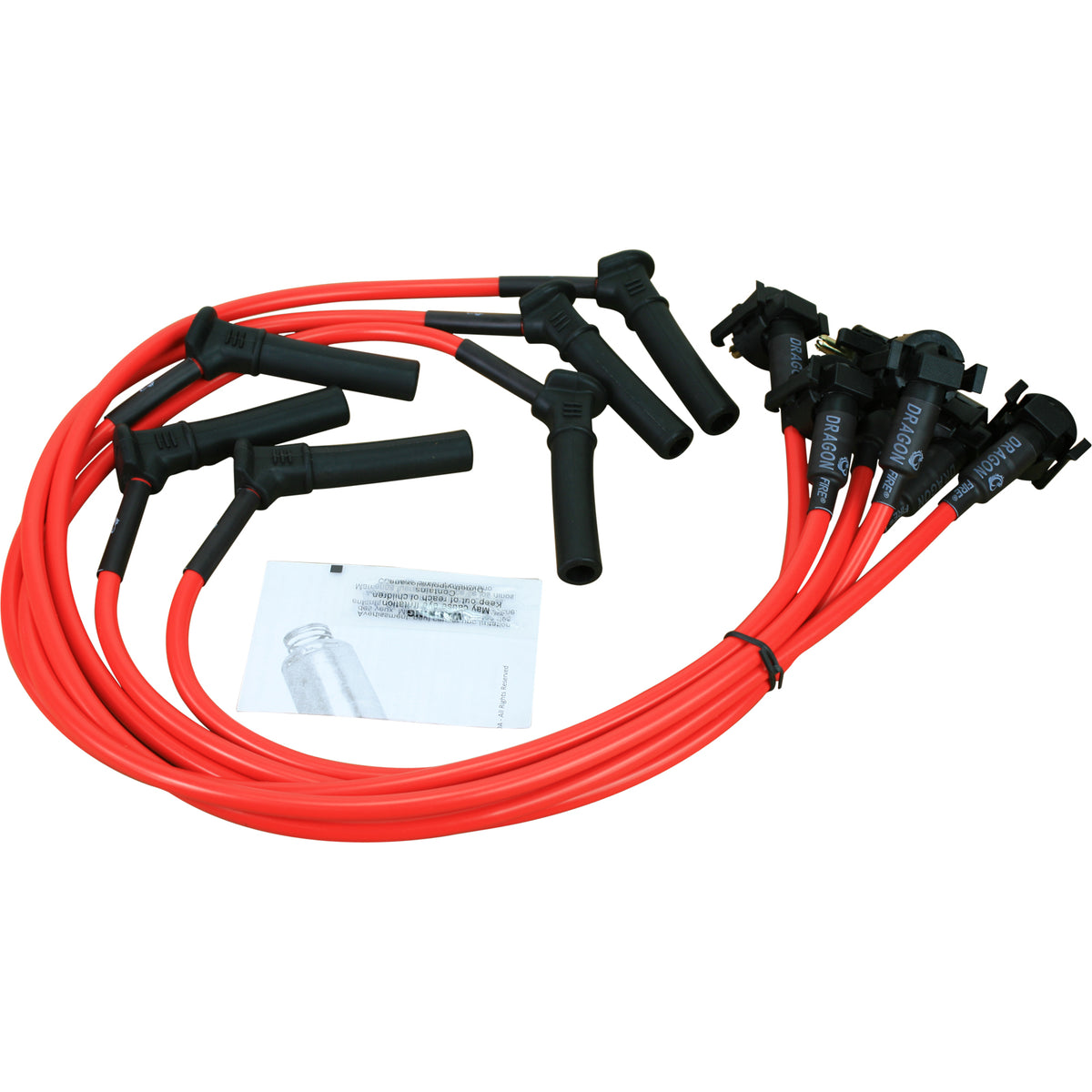 PWJ264 Plug wires, Direct Fit, Silicone, RED
